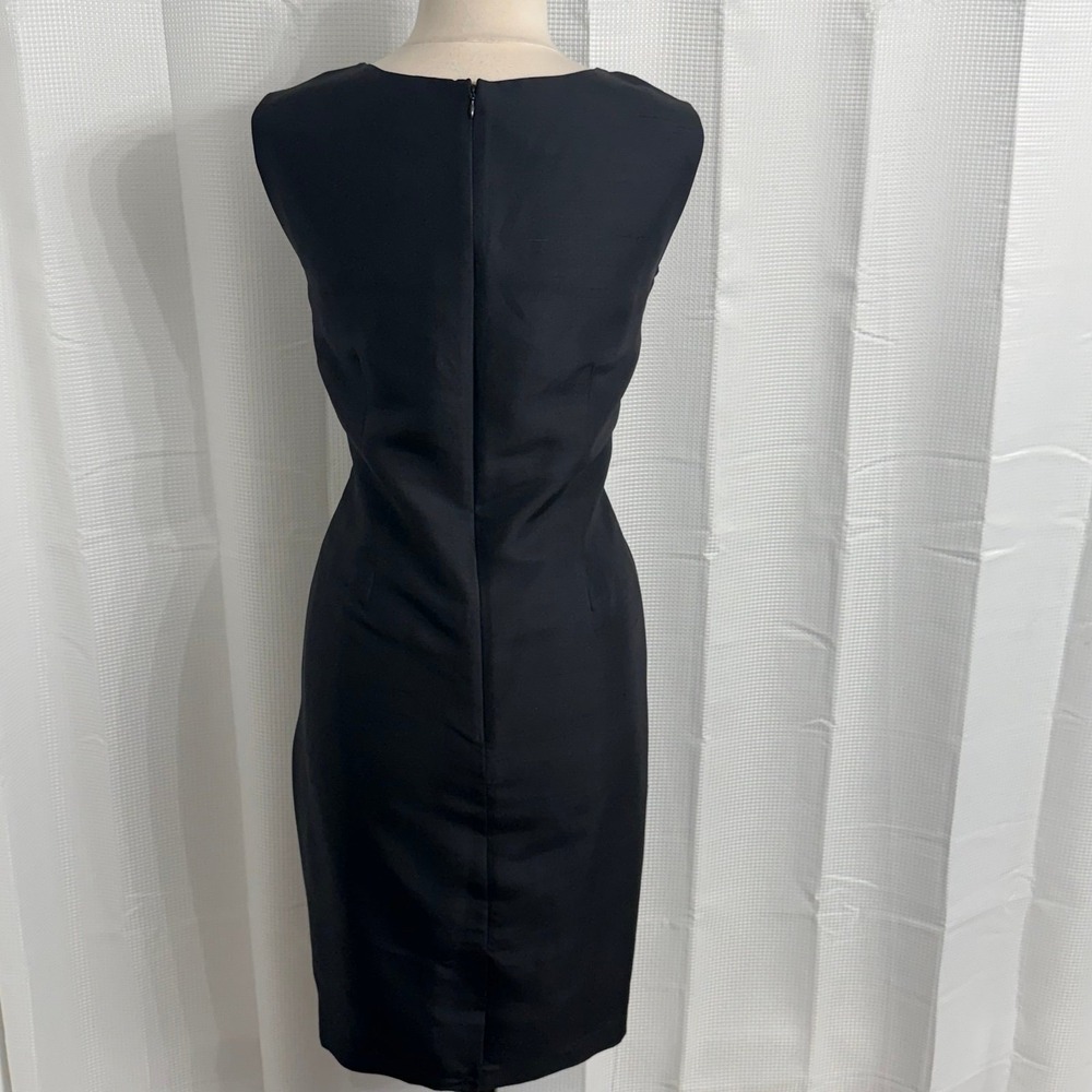 Worthington Women's Sleeveless 100% Silk Fully Lined Sheath Dress - Picture 7 of 10